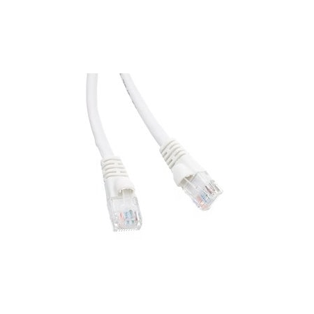 Cable Wholesale Cat6a White Copper Ethernet Patch Cable, 10 Gigabit, Snagless/Molded Boot, POE Compliant, 500 13X6-09107